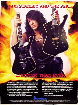 Paul Stanley Ad  from 1995