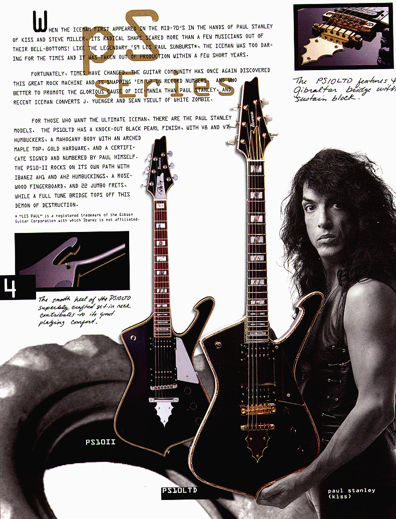 Vintage Ibanez Guitar Site -- Iceman Catalogs Scans 1978, 1996