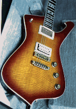 1982 IC400 Iceman II. Setneck, Cherry Sunburst, flame maple top, MOP/ABALONE/MOP inlays